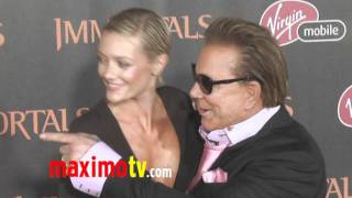 Mickey Rourke & Anastassija Makarenko at IMMORTALS World Premiere Arrivals