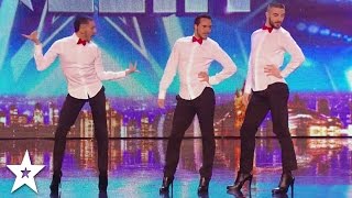 MEN IN HEELS Dance INCREDIBLE SPICE GIRLS Tribute on Britain's Got Talent!