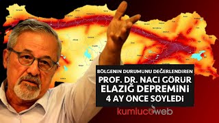 Elazığ Malatya Depremi 24 Ocak I Depremi 4 Ay Önceden Tahmin Eden Prof Dr Naci Görür Açıklıyor
