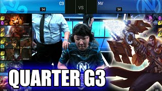 Cloud 9 vs Team EnVyUs | Game 3 Quarter Finals S6 NA LCS Summer 2016 PlayOffs | C9 vs NV G3 QF 1080p