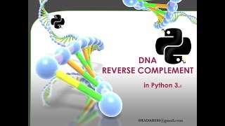 How to make a reverse complement DNA sequence in python 3 5
