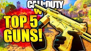 TOP 5 BEST GUNS IN WW2! COD WORLD WAR 2 BEST GUNS! TOP 5 BEST GUNS IN COD WW2 MULTIPLAYER!