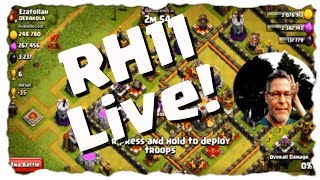 RATHAUS 11 LIVE CK ANGRIFF - MIT KAMERA KLAMAUK | Clash of Clans Deutsch | Let´s Play COC