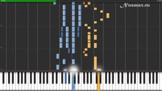 Scott Joplin - The Entertainer Piano Tutorial (Synthesia + Sheets + MIDI)