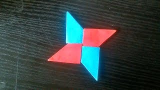 Звезда ниндзя 3D оригами. Урок 64.