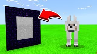 How To Make A Portal To MUTANT WOLF in Minecaft Pocket Edition/MCPE