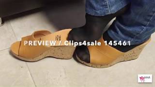 Orthopedic cork wedge mules part II