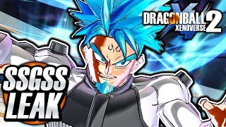 Dragon Ball Xenoverse 2 - DLC Pack 6 SSGSS CaC Awoken Skill LEAK! DLC 6 Super Saiyan Blue Skill!