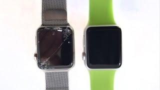 Sapphire Crystal vs Ion-X Apple Watch: Slow Mo Drop Test