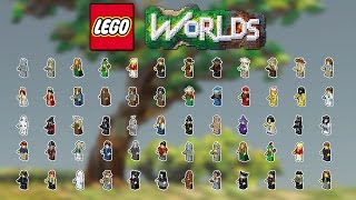 LEGO WORLDS - Tous les Personnages !