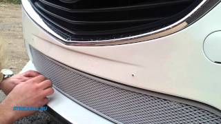 Защита радиатора Premium MAZDA 6 (Хром) - strelka11.ru