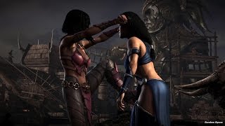 Mortal Kombat X Fatalities on Kitana Tournament Outfit (HD) Part 1