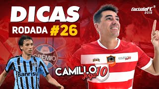 A VOLTA DE GABIGOL - RODADA 26 CARTOLAFC 2019 DICAS