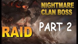 Raid Адский Клановый Босс ч.2 (Скорость) | [Гайд Тактика по Клан Боссу]