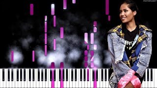 НАZИМА - Я твоя | Как играть на пианино | Караоке