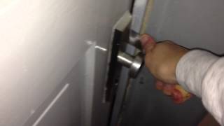 Tür öffnen mit Spachtel/Wohnungstür öffnen/Haustür öffnen