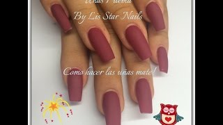 Tutorial Uñas Mate #4