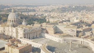 UFO over VATICAN city (CGI)