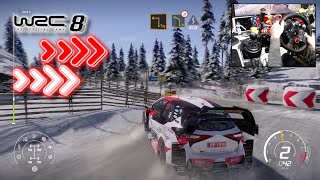 WRC 8 Toyota Yaris WRC Rally Sweden / Logitech G29