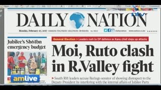 Hot off the press: What is on today's dailies plus the day's highlights -AMLiveNTV