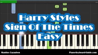 Harry Styles Sign Of The Times Easy Piano Tutorial