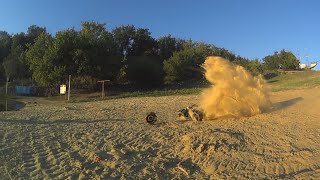 HPI Bullet радиоуправляемый внедорожник мощный быстрый клевый  на трех колесах)))