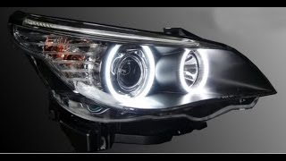 Faruri BMW E60 FACELIFT LCI - Headlights BMW E60 LCI FACELIFT CCFL - www.accesoriiautoshop.com
