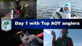 Bass Live: Top 4 AOY angler highlights Day 1 on Lake Champlain