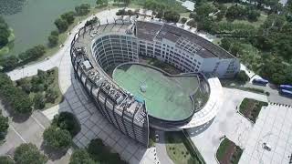 Donghua University | 东华大学 (aerial footage in autumn)