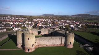Rhuddlan Castle & Bodelwyddan Castle Aerial Film