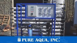 Double Pass Reverse Osmosis System for Boiler Feed USA 27,000 & 12,000 GPD |www.pureaqua.com
