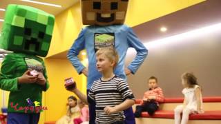 MineCraft на детский праздник Днепропетровск. Студия Чародеи