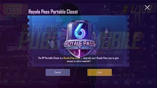 SEASON 6 UNLOCK - PUBG MOBILE LIVE | FIRST BUY ROYAL PASS