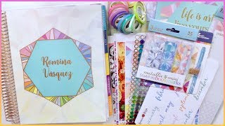 Planner Set Up - Setting Up My *NEW* Erin Condren 2019-2020 LifePlanner | Romina Vasquez