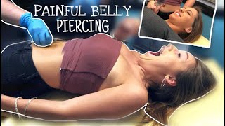 3 GIRLS GET THEIR BELLY BUTTON PIERCED! (FREAKOUT!)