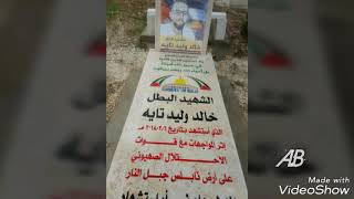 الشهيد خالد وليد التايه _الفنان محمد نواهضه