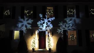 Outdoor LED Snowflake Christmas Light Projector with Remote Control