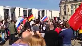Новое Акция в Берлине в поддержку России