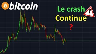 BITCOIN LE CRASH VA CONTINUER!? btc analyse technique crypto monnaie