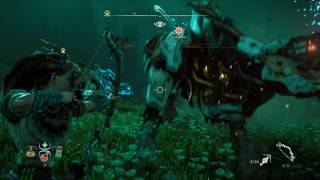 Horizon Zero Dawn - Override Sawtooth To Fight Sawtooth & Escape To Corruption Zone Gameplay