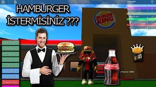 BURGER  DÜKKANIMIZI AÇTIK | ROBLOX-Burger Tycoon