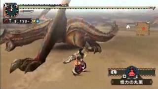【紫電】MHP2NDG　Ｇ異常震域　ソロ　3:57討伐　猫火事場抜刀アーティ