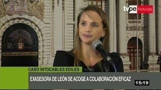 Luciana León: exasesora es colaboradora y confirma nexos con Los intocables ediles