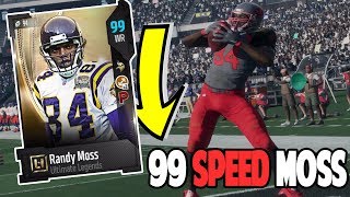 99 SPEED RANDY MOSS | MADDEN 18 ULTIMATE TEAM GAMEPLAY EPISODE 69