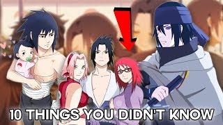 10 Things You Didn't Know About Sasuke  Uchiha - Boruto & Naruto