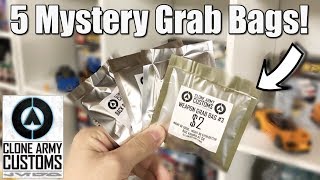 Opening 5 Clone Army Customs Mystery Grab Bags!