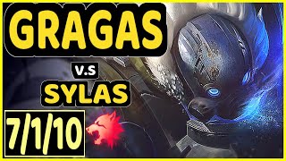 PRIDE (GRAGAS) vs SYLAS - 7/1/10 KDA JUNGLE CHALLENGER GAMEPLAY - EUW