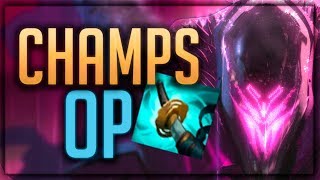 ESTAN BASTANTE FUERTES! -  Mejores campeones con filo de la tormenta (STORMRAZOR OP)