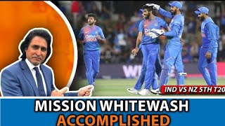 Mission Whitewash Accomplished | India Vs New Zealand 5th T20