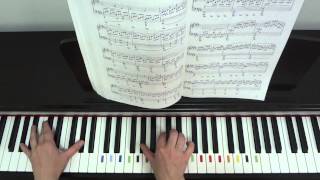 Beethoven Moonlight Sonata. Л.В.Бетховен "Лунная соната". Урок 3.